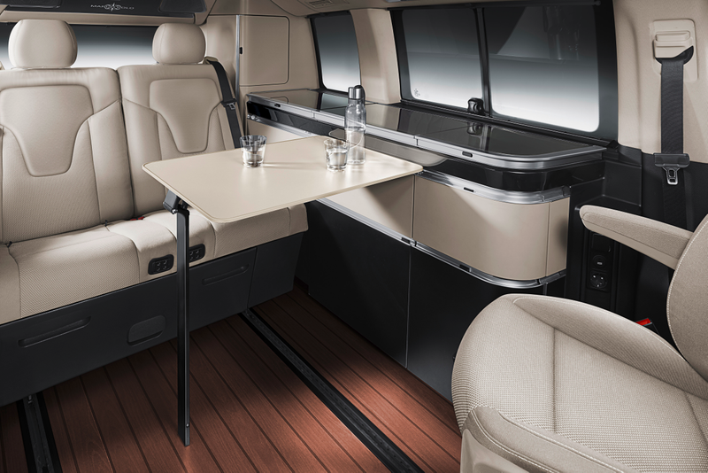 Illustration for article titled Mercedes Pop-Top Camper Makes Living In A Van Look Tastefully Fancy